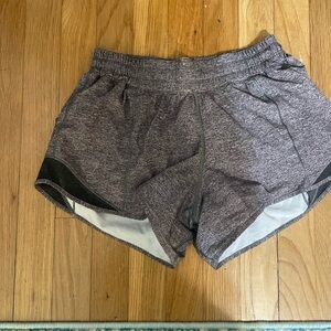 Lululemon Athletica Gray Athletic Shorts Relaxed Fit